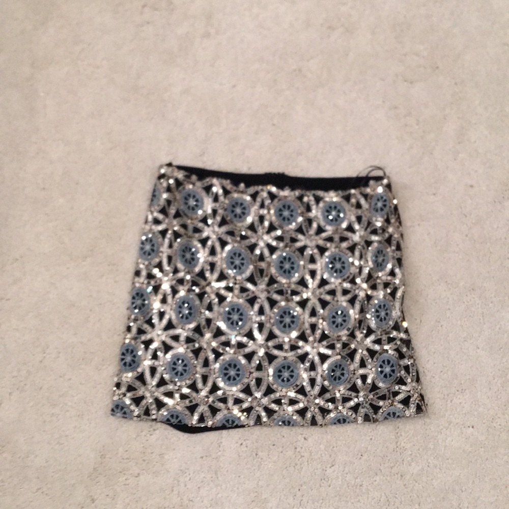 Sequins pencil skirt